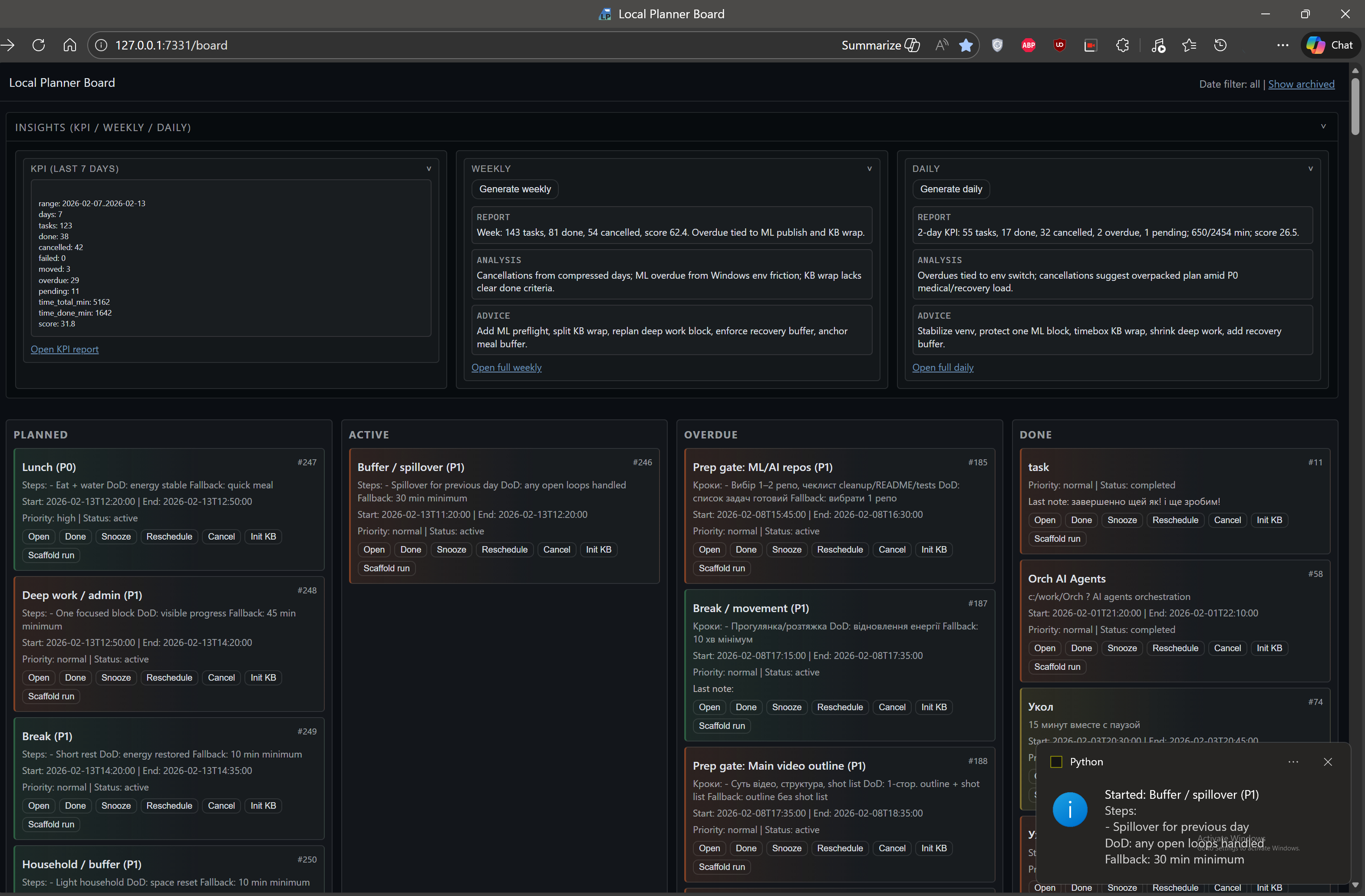 Local Planner screenshot 05